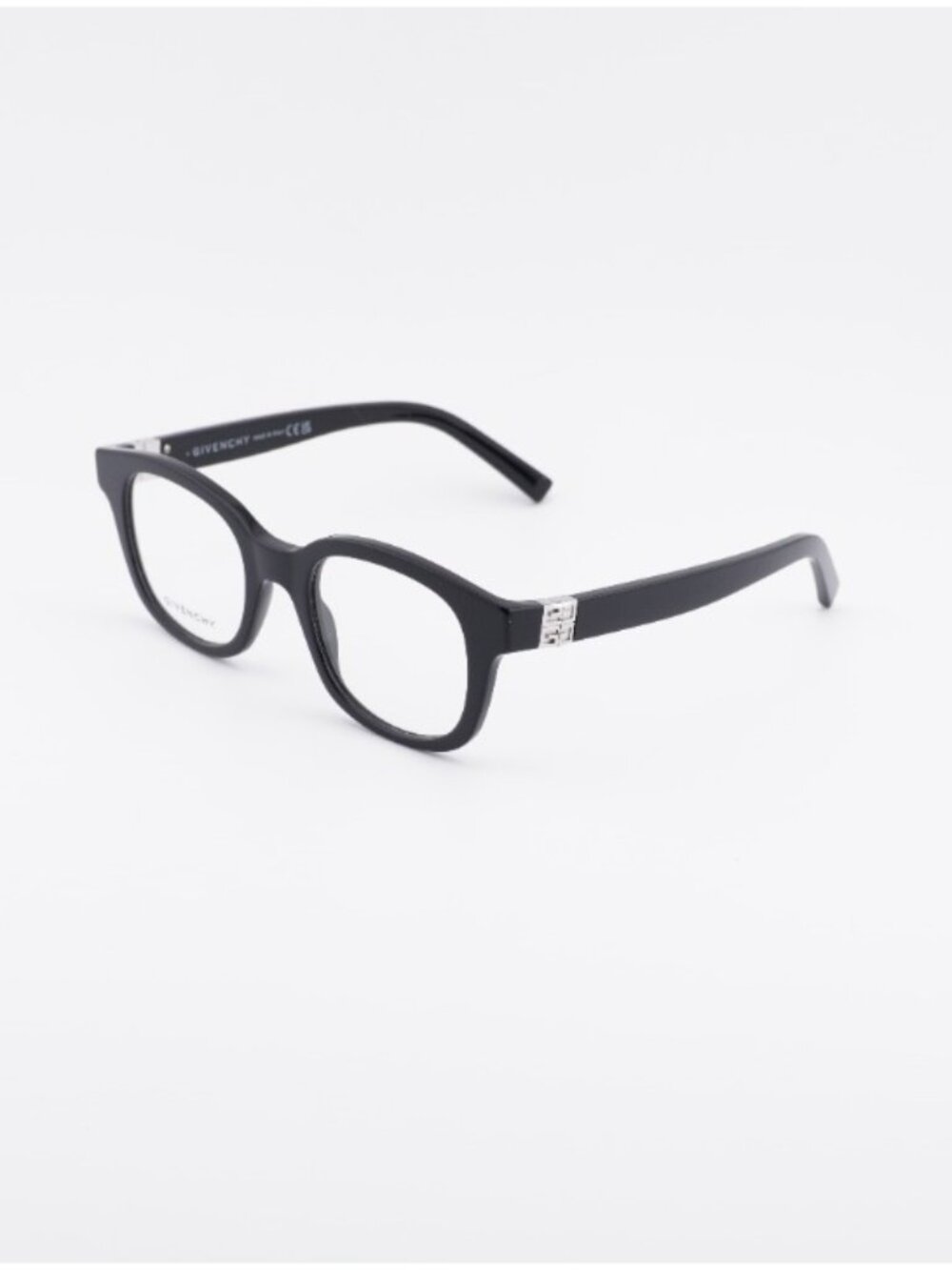 Givenchy GV50075I 001 Eyeglasses Shiny Black 49mm Square Frame